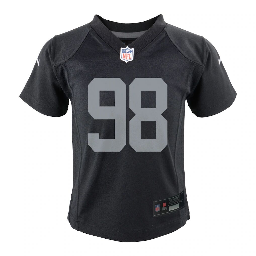 Maxx Crosby Las Vegas Raiders Nike Preschool Team Game Jersey
