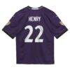 Derrick Henry Baltimore Ravens Nike Preschool Team Game Jersey - Purple - Detail View