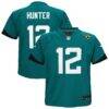 Travis Hunter Jacksonville Jaguars Nike Preschool Team Game Jersey - Teal - Front View