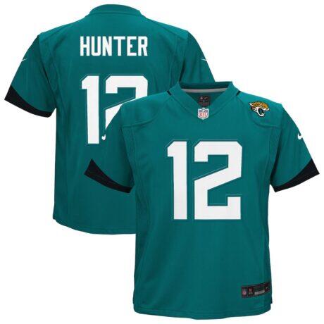 Travis Hunter Jacksonville Jaguars Nike Preschool Team Game Jersey - Teal - Front View