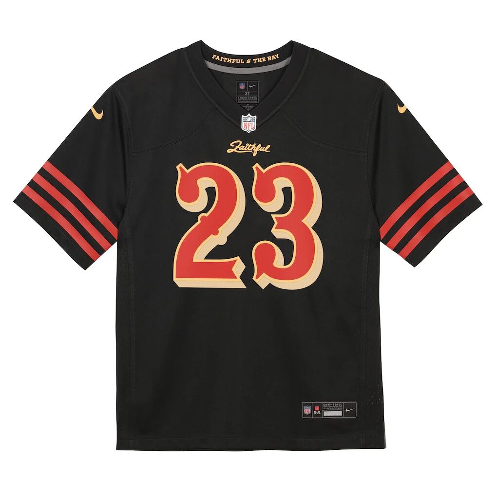 Christian McCaffrey San Francisco 49ers Nike Preschool 2025 Rivalries Collection Game Jersey