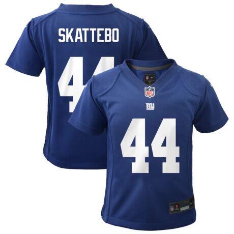 Cam Skattebo New York Giants Nike Toddler Team Game Jersey - - Front View