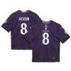 Lamar Jackson Baltimore Ravens Nike Toddler Team Game Jersey - Purple - Front View