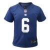 Jaxson Dart New York Giants Nike Infant Team Game Jersey - - Side View