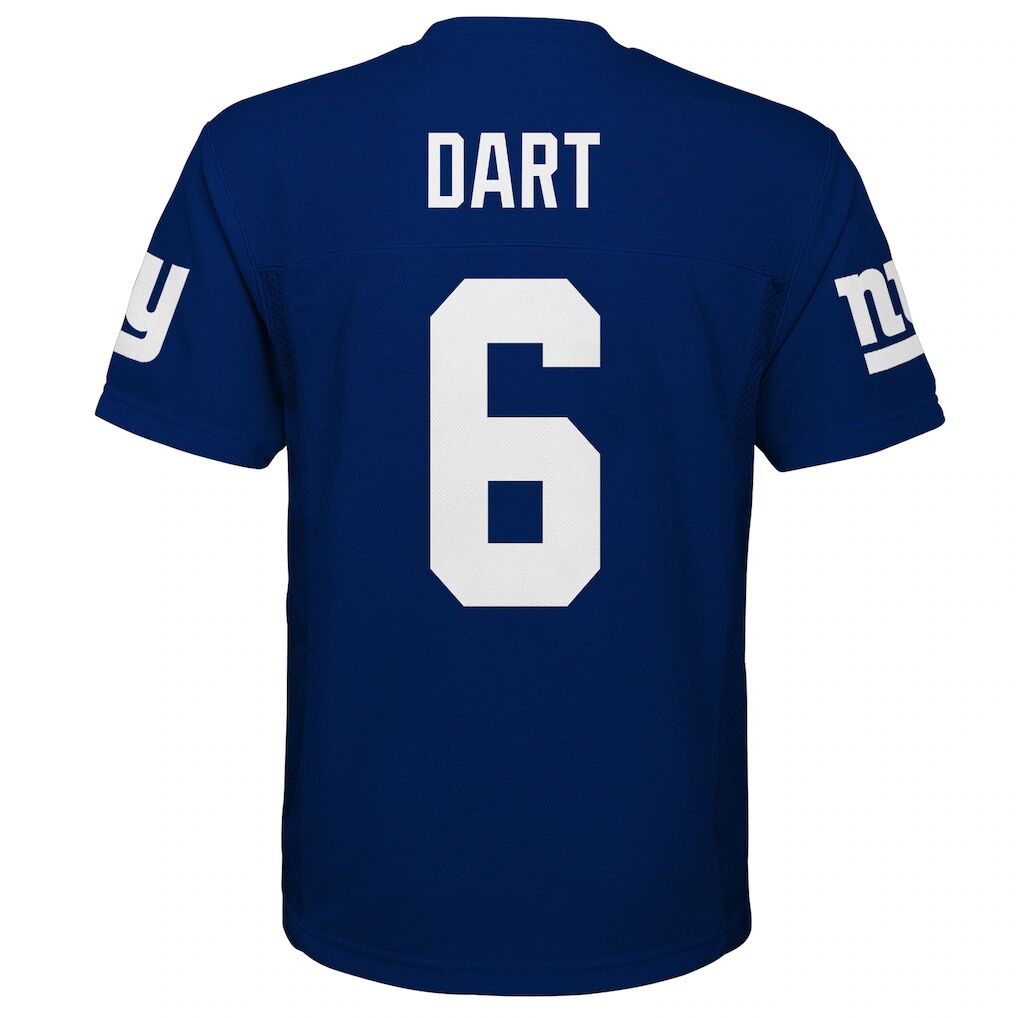 Jaxson Dart New York Giants Youth Replica Jersey - Royal
