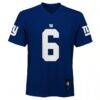 Jaxson Dart New York Giants Youth Replica Jersey - - Side View