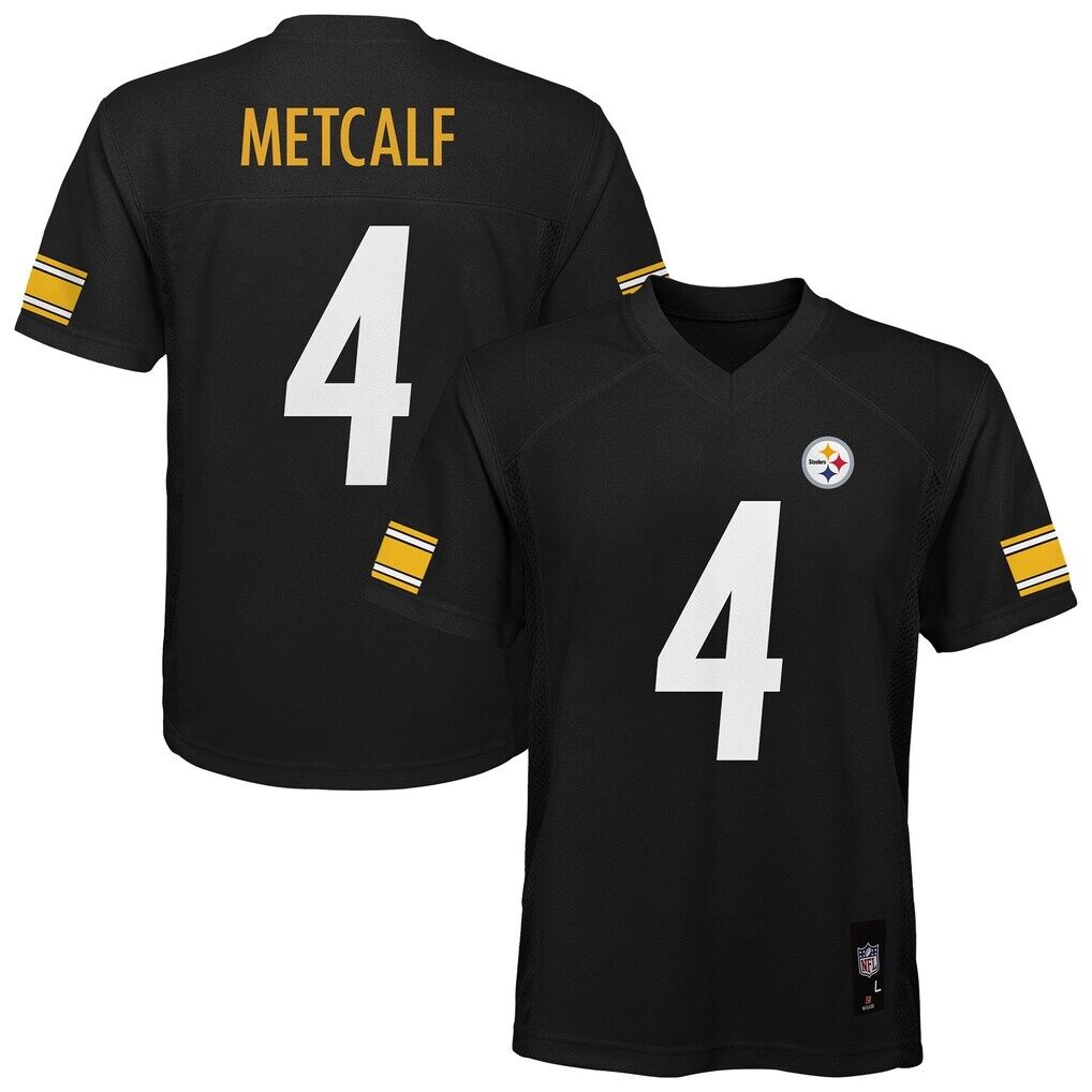 DK Metcalf Pittsburgh Steelers Youth Replica Jersey