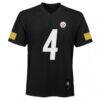 DK Metcalf Pittsburgh Steelers Youth Replica Jersey - Black - Side View