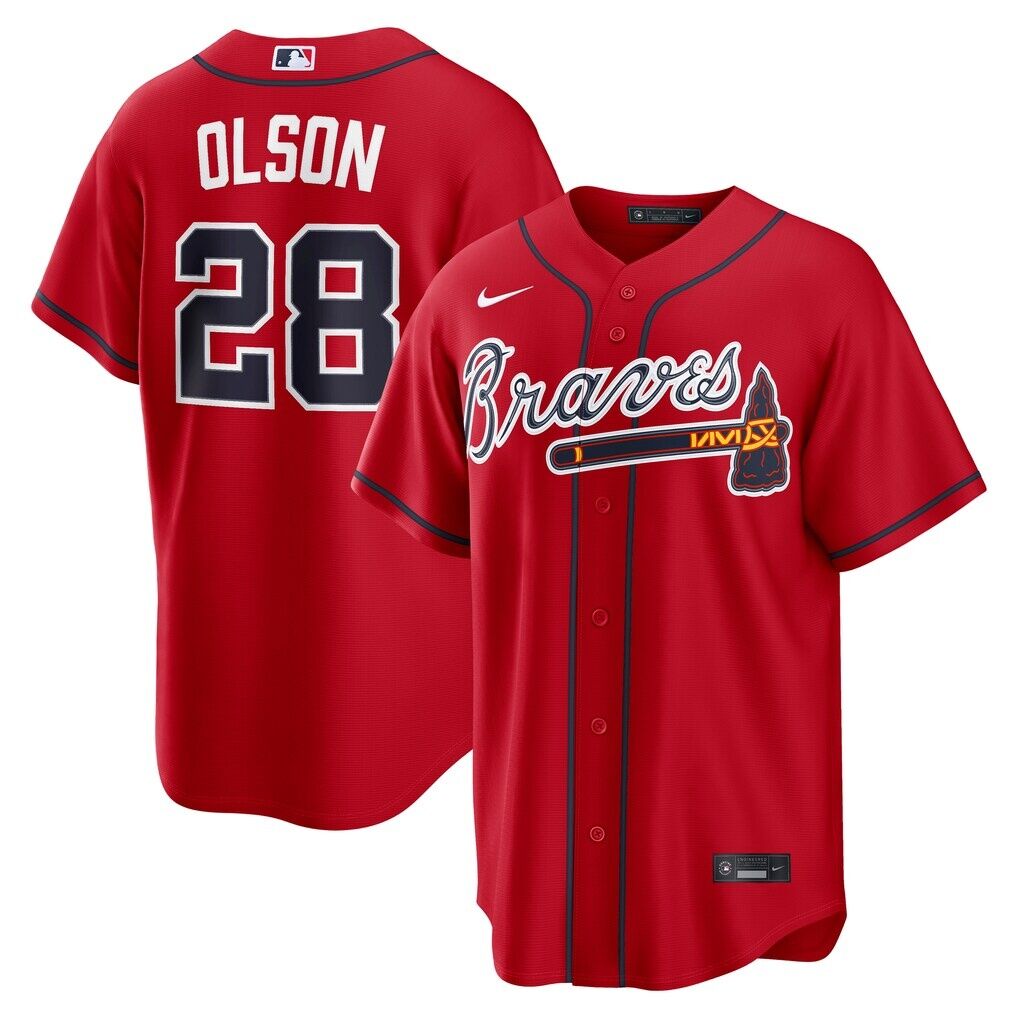 Matt Olson Atlanta Braves Nike Alternate Replica Jersey