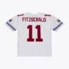 Larry Fitzgerald Arizona Cardinals Mitchell & Ness 2004 Legacy Replica Player Jersey - White - Side View