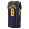 T.J. McConnell Indiana Pacers Fashion7 Fast Break Replica Jersey - Navy - - Detail View