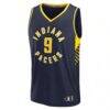T.J. McConnell Indiana Pacers Fashion7 Fast Break Replica Jersey - Navy - - Side View