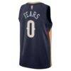 Jeremiah Fears New Orleans Pelicans Nike Unisex Swingman Jersey - Navy - Detail View