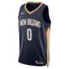 Jeremiah Fears New Orleans Pelicans Nike Unisex Swingman Jersey - Navy - Side View