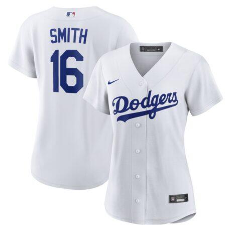 Will Smith Los Angeles Dodgers Nike Women's Home Replica Jersey - White - Front View