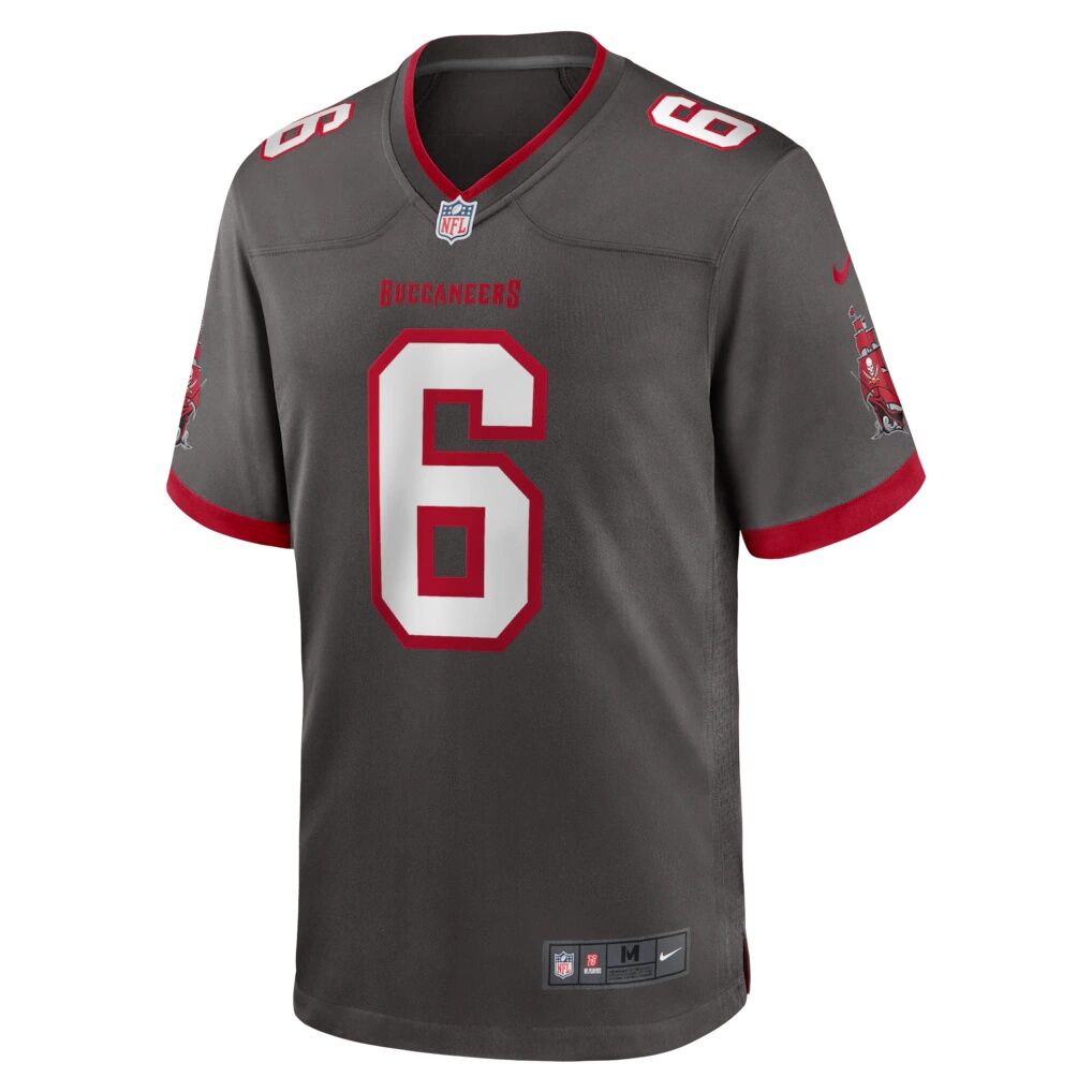 Baker Mayfield Tampa Bay Buccaneers Nike Alternate Game Player Jersey - Pewter