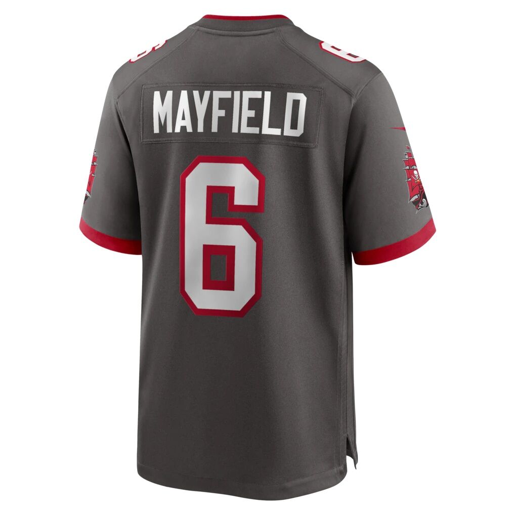 Baker Mayfield Tampa Bay Buccaneers Nike Alternate Game Player Jersey - Pewter