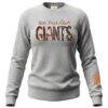San Francisco Giants Soft as a Grape Women's Nantucket Sequin Fleece Sweatshirt - - Front View