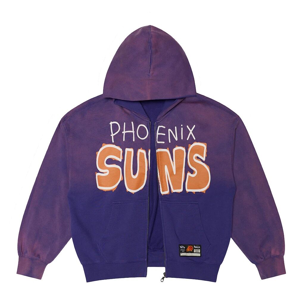 Phoenix Suns b2Ss Block Letter Full-Zip Hoodie