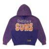 Phoenix Suns b2Ss Block Letter Full-Zip Hoodie - Purple - Front View