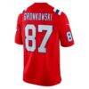 Rob Gronkowski New England Patriots Nike Alternate Retired Player Game Jersey - Red - Detail View