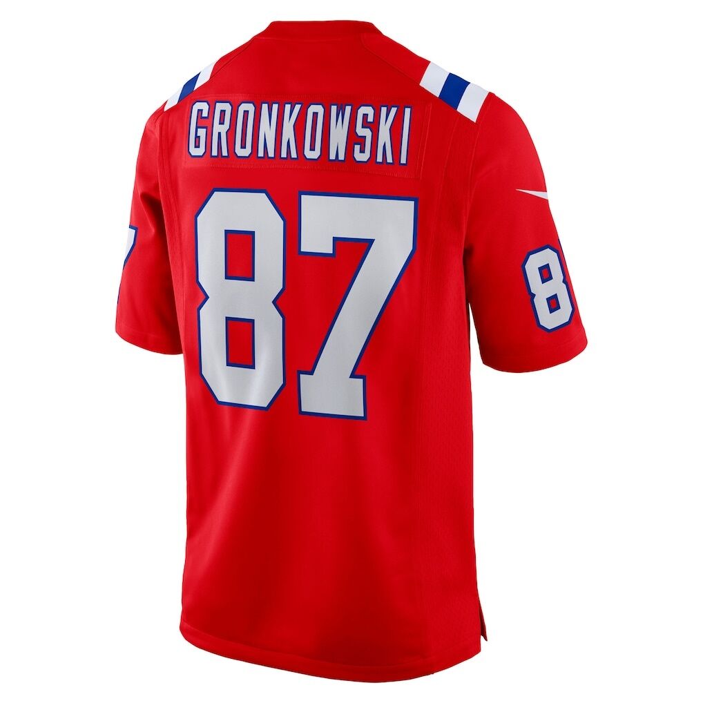 Rob Gronkowski New England Patriots Nike Alternate Retired Player Game Jersey