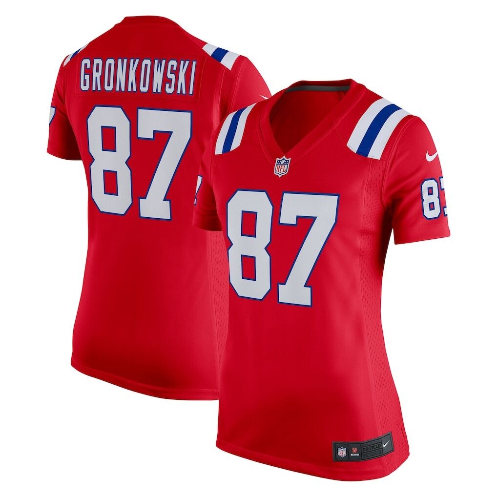 Rob Gronkowski New England Patriots Nike Women's Alternate Retired Player Game Jersey