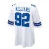 Quinnen Williams Dallas Cowboys Nike Game Jersey - White - Detail View