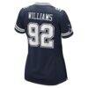Quinnen Williams Dallas Cowboys Nike Women's Team Game Jersey - Navy - Detail View