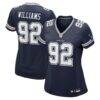 Quinnen Williams Dallas Cowboys Nike Women's Team Game Jersey - Navy - Front View