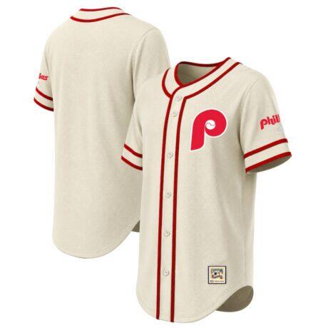Philadelphia Phillies Stitches Throwback Fashion Jersey - - Front View