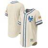 New York Mets Stitches Throwback Fashion Jersey - - Front View