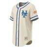 New York Mets Stitches Throwback Fashion Jersey - - Side View