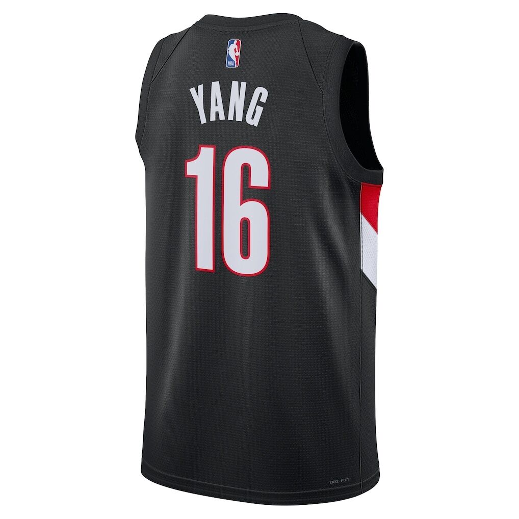 Yang Hansen Portland Trail Blazers Nike Unisex Swingman Jersey - Icon Edition