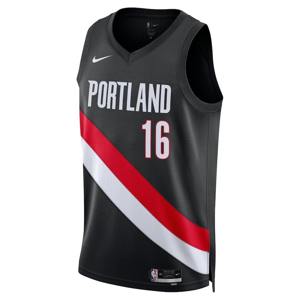 Yang Hansen Portland Trail Blazers Nike Unisex Swingman Jersey - Icon Edition