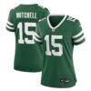 Adonai Mitchell New York Jets Nike Women's Team Game Jersey - - Front View