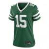Adonai Mitchell New York Jets Nike Women's Team Game Jersey - - Side View