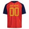 Spain National Team adidas Youth 2026 Home Replica Custom Jersey - Red - Detail View