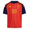 Spain National Team adidas Youth 2026 Home Replica Custom Jersey - Red - Side View