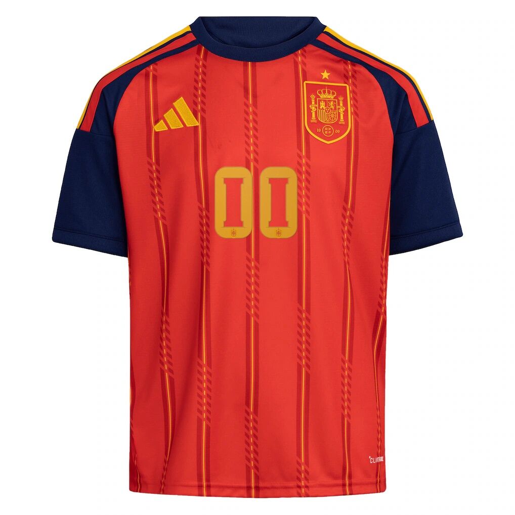 Spain National Team adidas Youth 2026 Home Replica Custom Jersey
