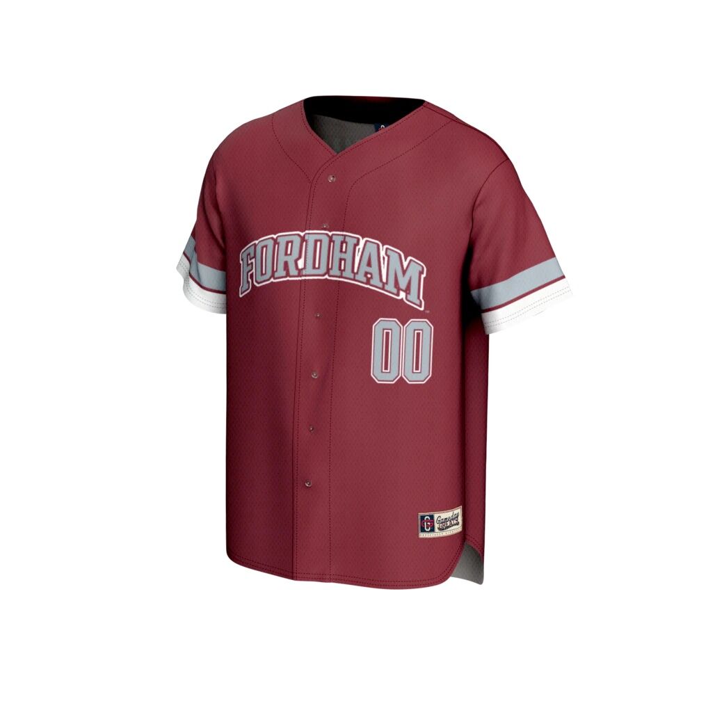 Fordham Rams GameDay Greats Youth Lightweight Collegiate Baseball NIL Pick-A-Player Fashion Jersey - Maroon