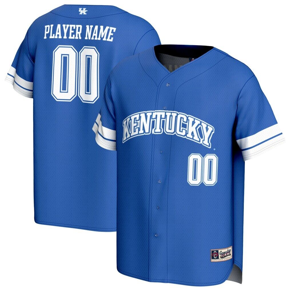 Kentucky Wildcats GameDay Greats Youth Lightweight Collegiate Baseball NIL Pick-A-Player Fashion Jersey - Royal