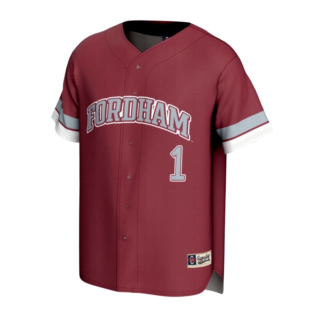 Fordham Rams GameDay Greats Youth Lightweight Collegiate Baseball Fashion Jersey - Maroon