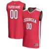 Georgia Bulldogs GameDay Greats Unisex Lightweight Collegiate Women's Basketball NIL Pick-A-Player Fashion Jersey - Red - Front View