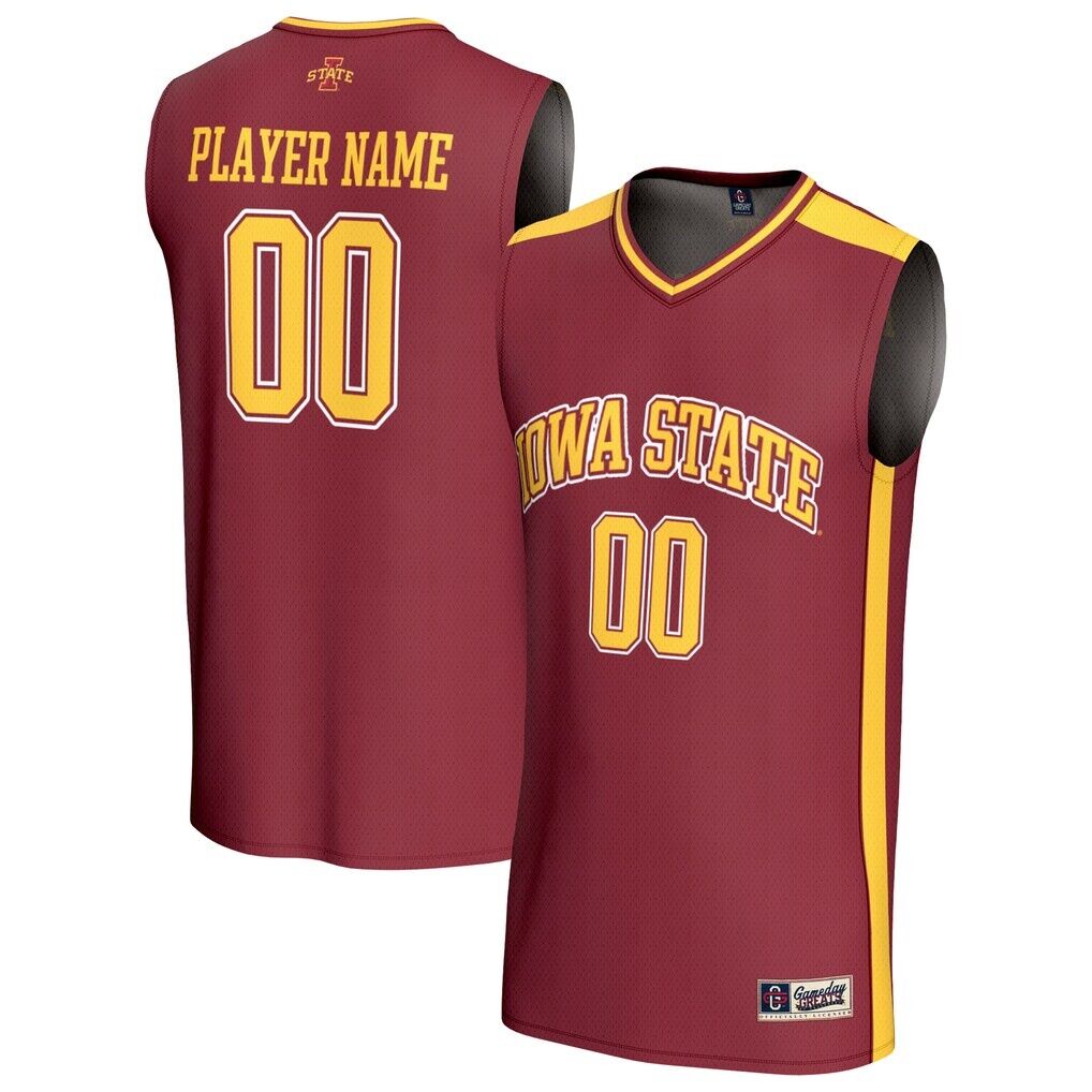 Iowa State Cyclones GameDay Greats Unisex Lightweight Collegiate Men's Basketball NIL Pick-A-Player Fashion Jersey - Cardinal