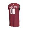 Fordham Rams GameDay Greats Unisex Lightweight Collegiate Men's Basketball NIL Pick-A-Player Fashion Jersey - - Detail View
