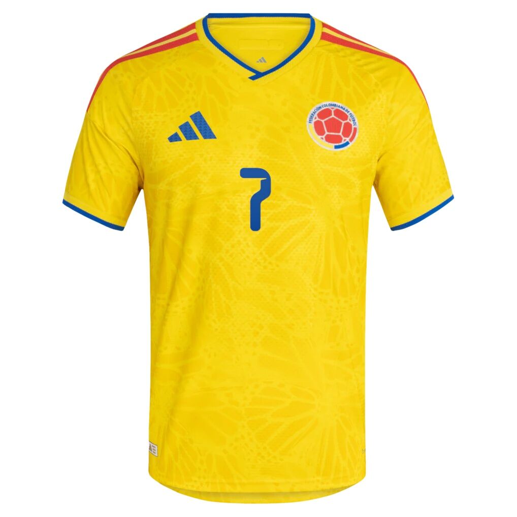 Luis Diaz Colombia National Team adidas 2026 Home Authentic Jersey