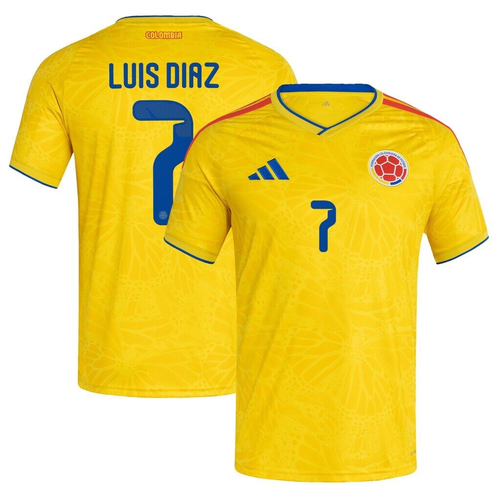 Luis Diaz Colombia National Team adidas 2026 Home Replica Jersey