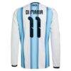 Angel Di Maria Argentina National Team adidas 2026 Home Replica Long Sleeve Jersey - White - Detail View