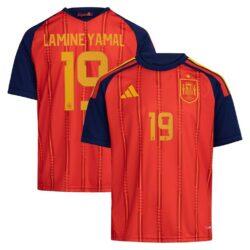 Lamine Yamal Spain National Team adidas Youth 2026 Home Replica Jersey